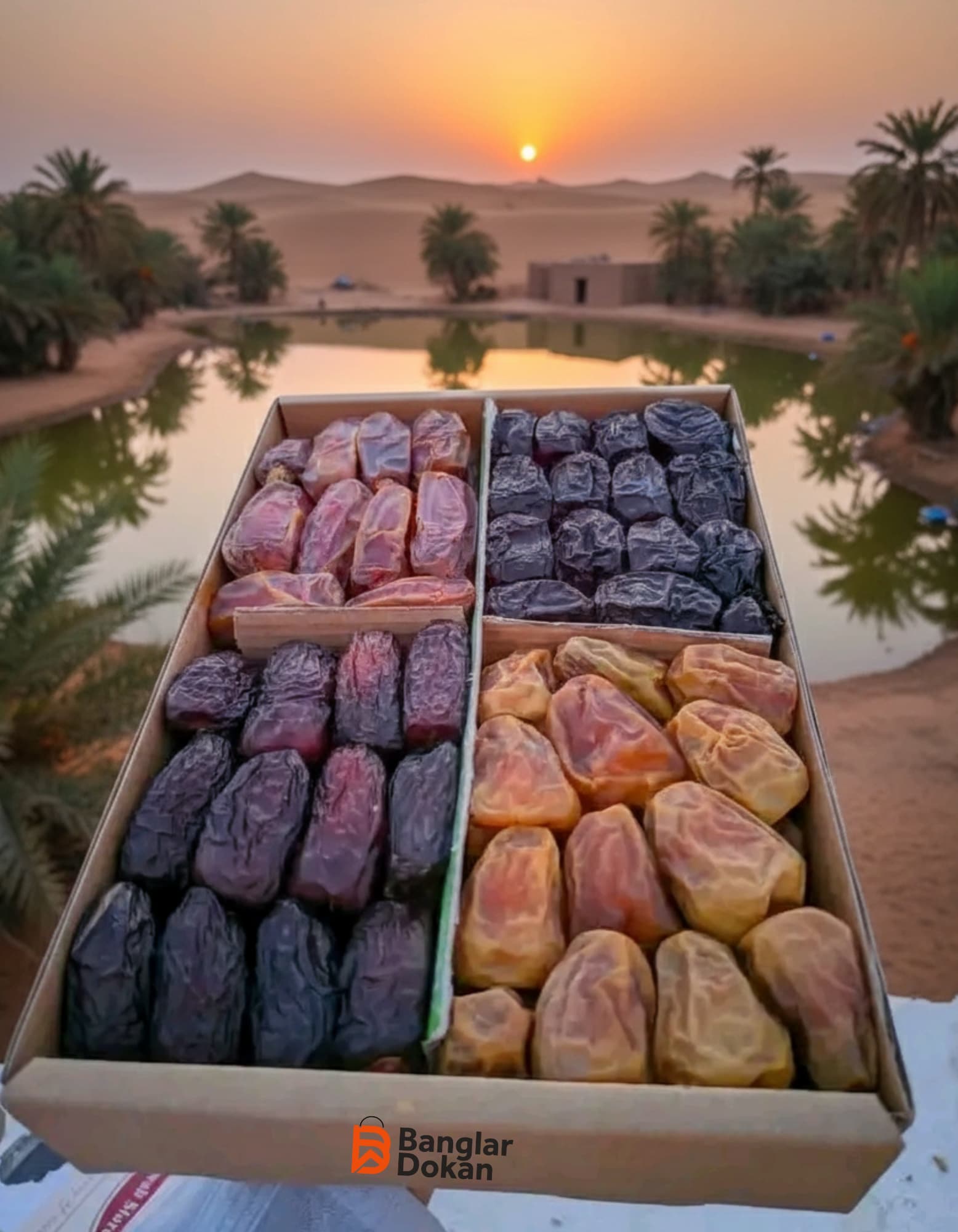 কোম্ব প্যাকেজ 1KG (সুক্কারি মুফাত্তাল, কালমি মরিয়ম, আজওয়া, মাবরুম মরিয়ম)